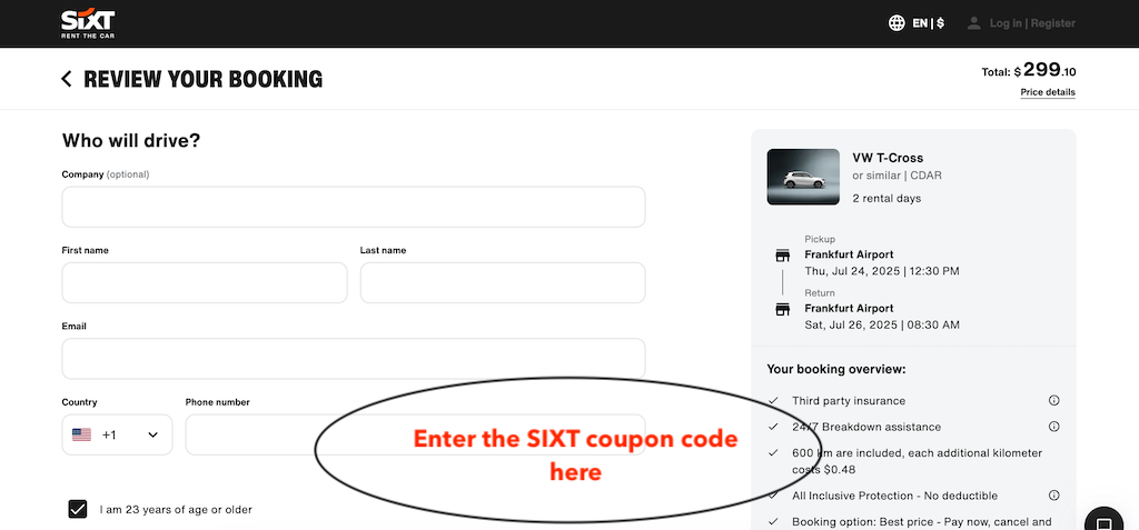 How to apply a coupon on