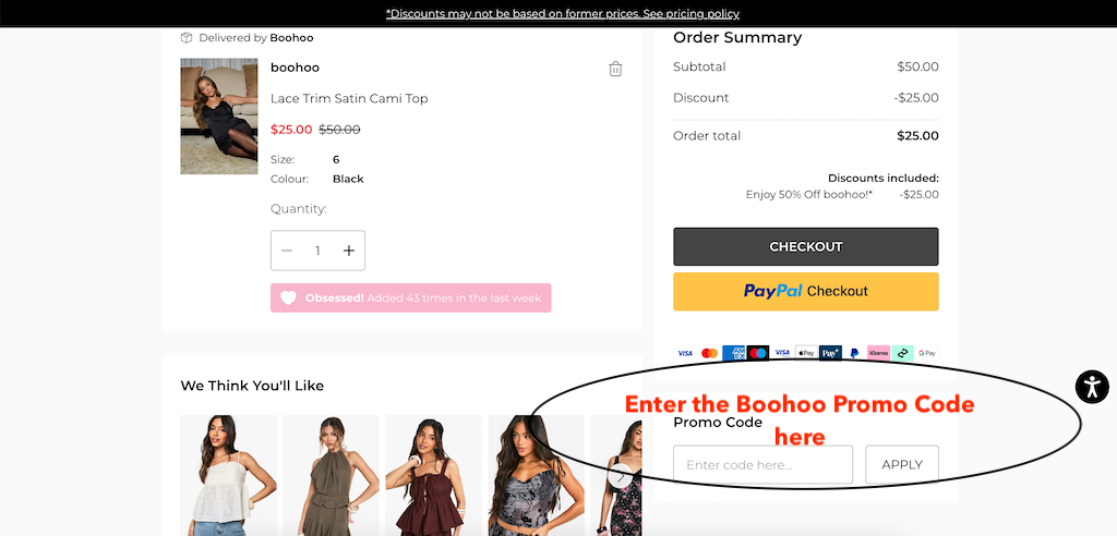 How to use a Boohoo promo code
